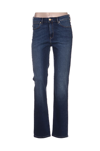wrangler jeans femme de couleur bleu