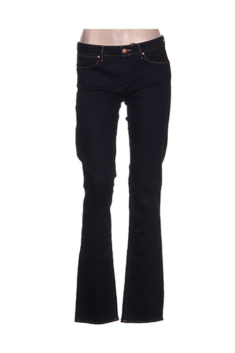 wrangler jeans femme de couleur bleu
