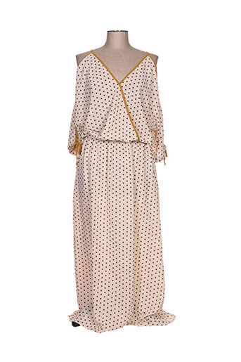 chattawak robes femme de couleur beige