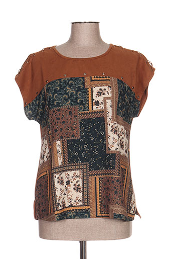 my collection chemises femme de couleur marron