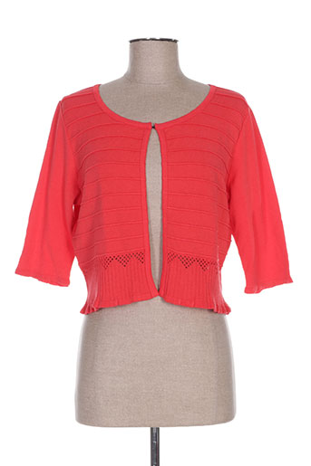 olivier philips gilets femme de couleur rouge