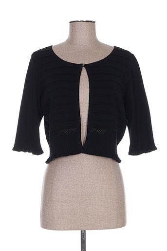 olivier philips gilets femme de couleur noir