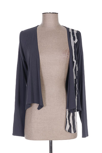 poissons blancs gilets femme de couleur gris