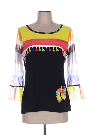 olivier philips t-shirts femme de couleur noir