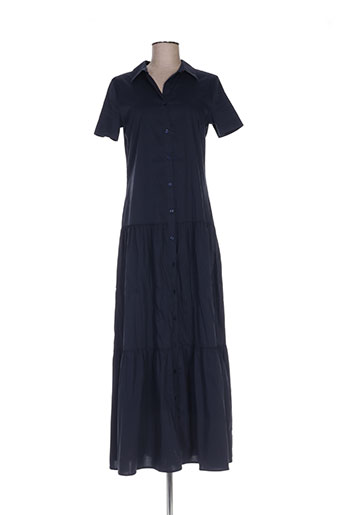 b.yu robes femme de couleur bleu