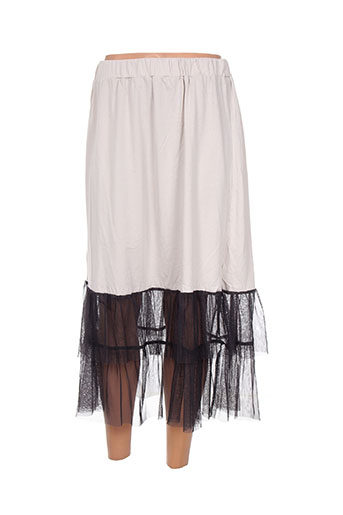 luuca jupes femme de couleur beige