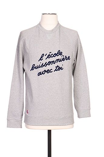 le slip francais pulls homme de couleur gris