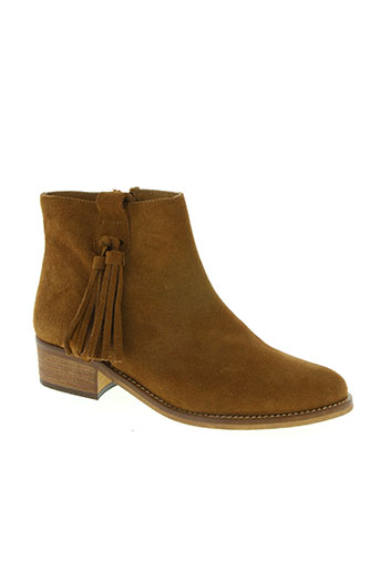 coco et abricot chaussures femme de couleur marron