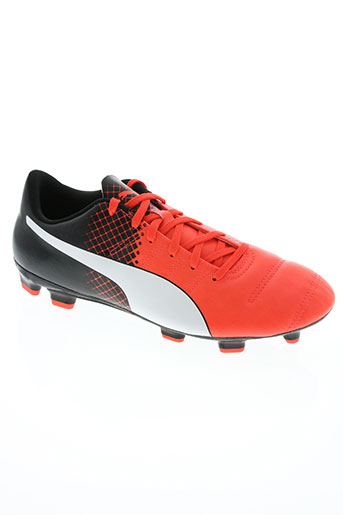puma chaussures homme de couleur rouge