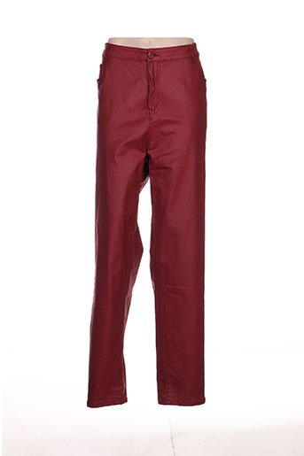 griffon pantalons femme de couleur rouge