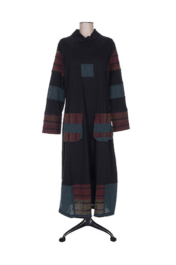 nid d'abeille robes femme de couleur bleu