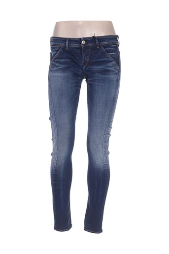 guess jeans femme de couleur bleu
