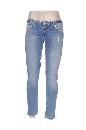 guess jeans femme de couleur bleu