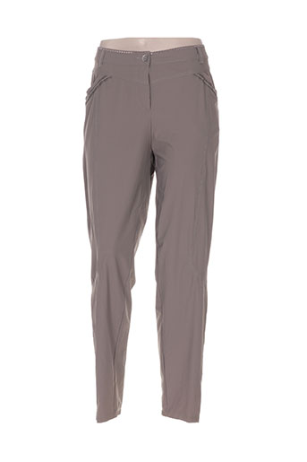 deca pantalons femme de couleur marron
