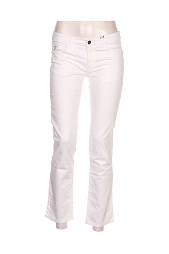 guess pantalons femme de couleur blanc