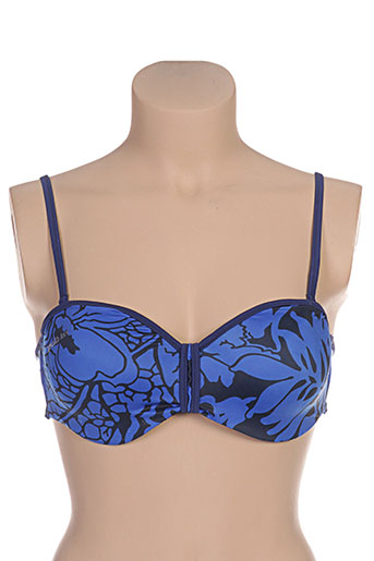 pull in maillots de bain femme de couleur bleu