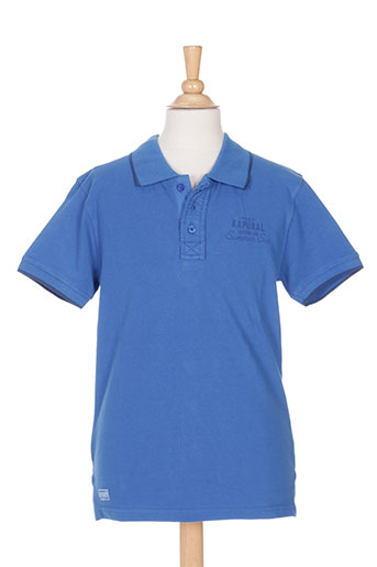 kaporal t-shirts garçon de couleur bleu