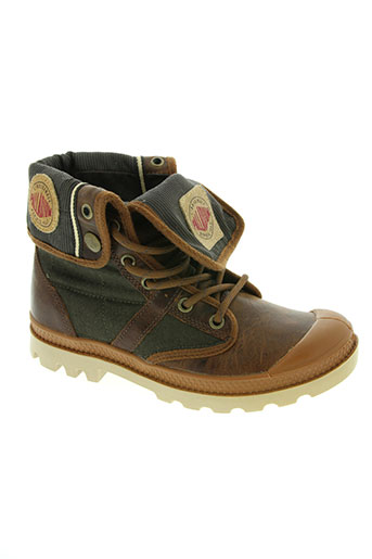palladium chaussures femme de couleur marron