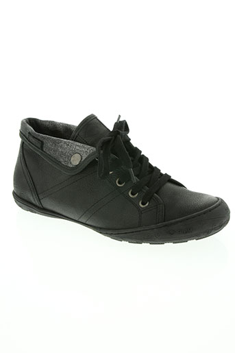 palladium chaussures femme de couleur noir