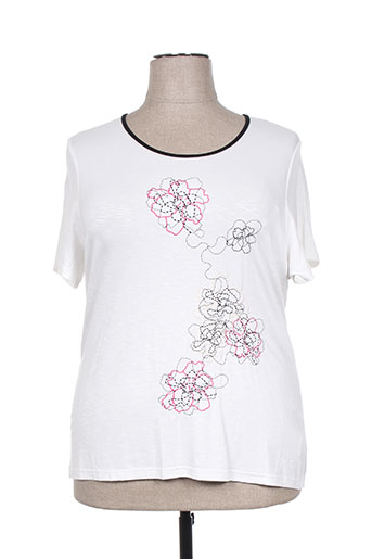 jean delfin t-shirts femme de couleur blanc