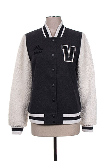 vans vestes femme de couleur gris