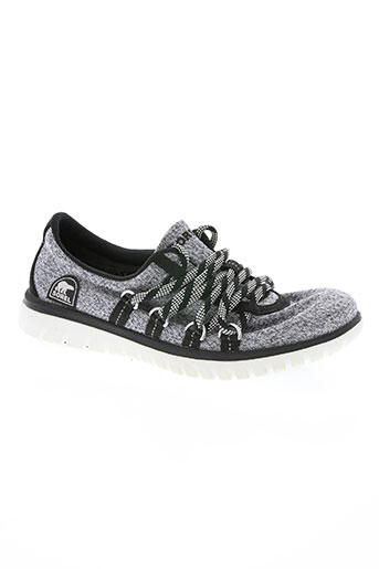 sorel chaussures femme de couleur gris