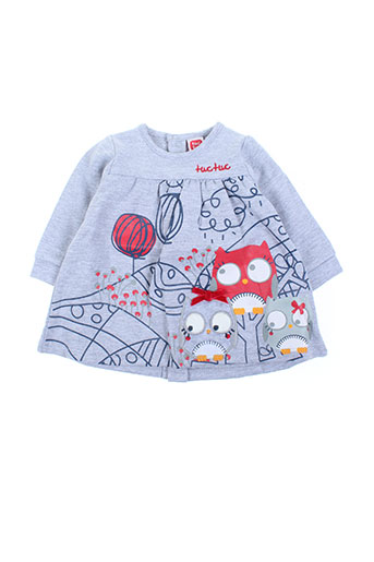 tuc tuc robes fille de couleur gris