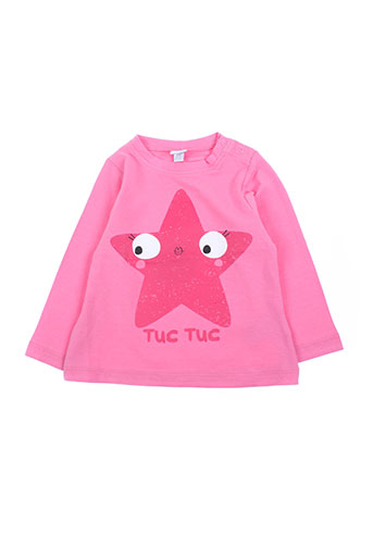 tuc tuc t-shirts fille de couleur rose