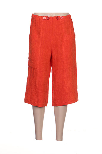 ralston pantacourts femme de couleur orange