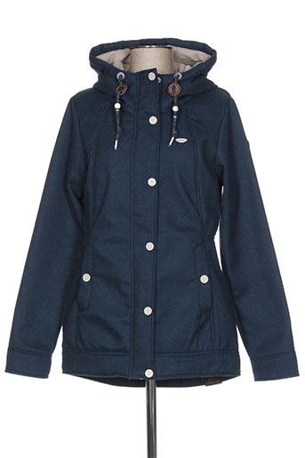 ragwear manteaux femme de couleur bleu