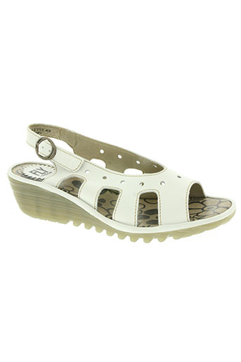 fly london chaussures femme de couleur blanc