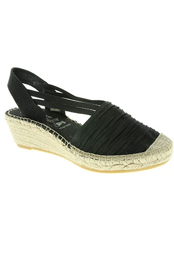 la maison de l'espadrille chaussures femme de couleur noir