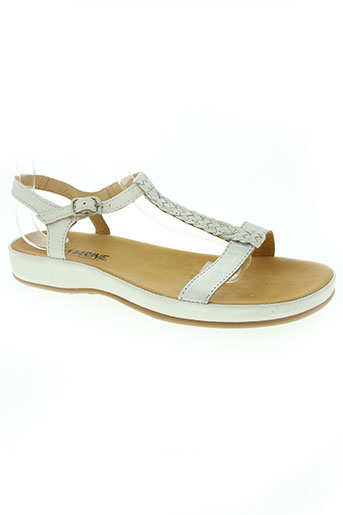 la marine chaussures femme de couleur blanc