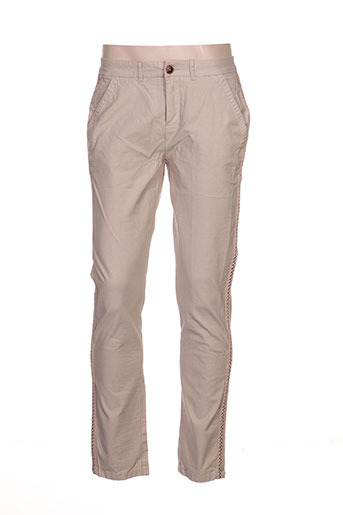reiko pantalons femme de couleur beige