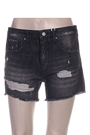 reiko shorts / bermudas femme de couleur noir