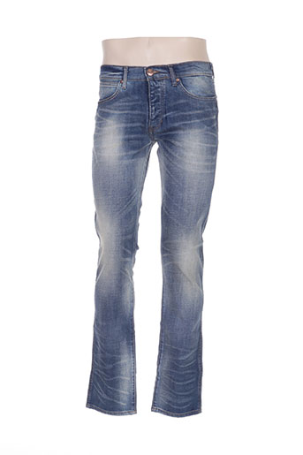 wrangler jeans homme de couleur bleu