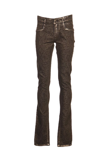met pantalons femme de couleur vert