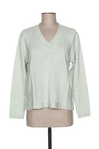 bonneterie creusoise pulls femme de couleur vert