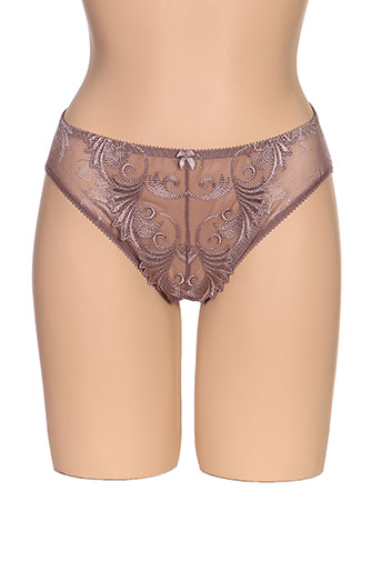 empreinte lingerie femme de couleur marron