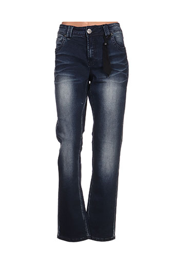 veto jeans femme de couleur bleu