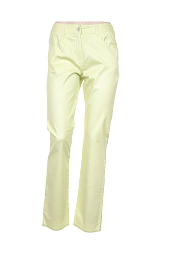 pause cafe pantalons femme de couleur vert