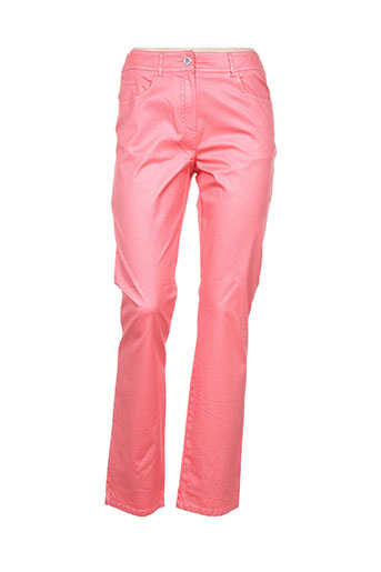 pause cafe pantalons femme de couleur rose