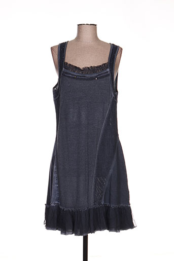 fred sabatier robes femme de couleur bleu