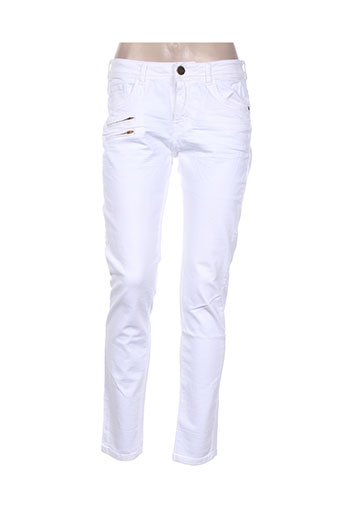 chipie pantalons femme de couleur blanc