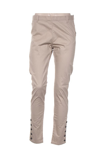 mexx pantalons femme de couleur beige