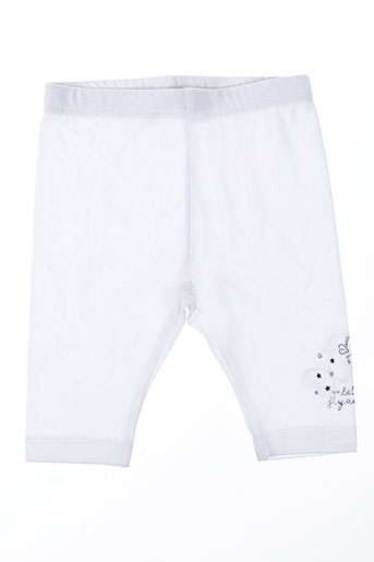 3 pommes pantalons fille de couleur blanc