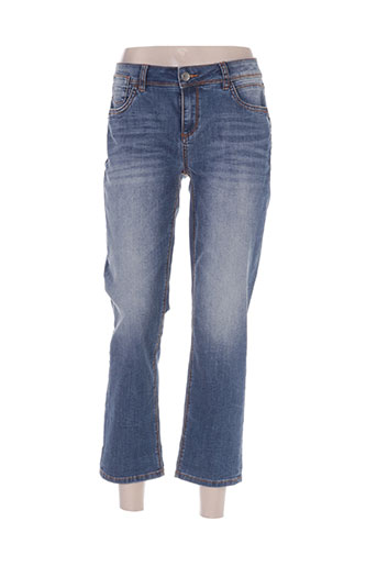 street one jeans femme de couleur bleu