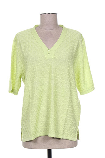 bonneterie creusoise pulls femme de couleur vert