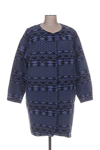 l'émile vestes femme de couleur bleu