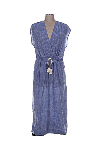 mkt studio robes femme de couleur bleu